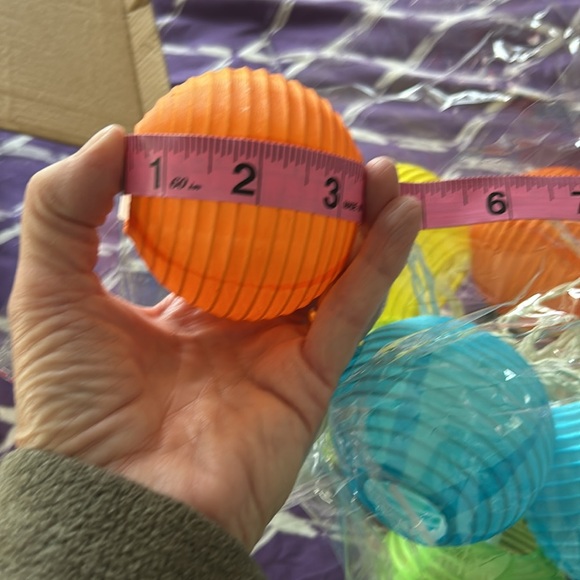 LumaBase Colorful Lantern Set Solar Nylon String Set NWOT - Picture 4 of 4